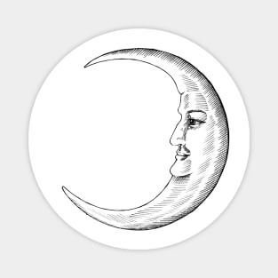 Moon Face Magnet